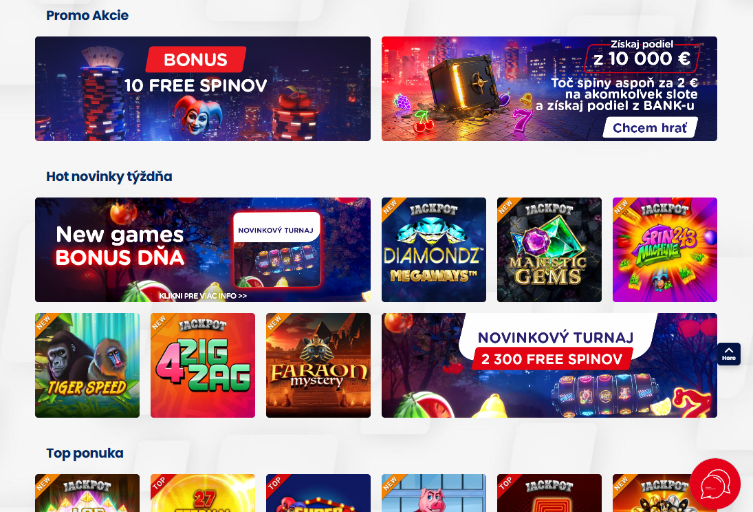 eTipos Casino Screen